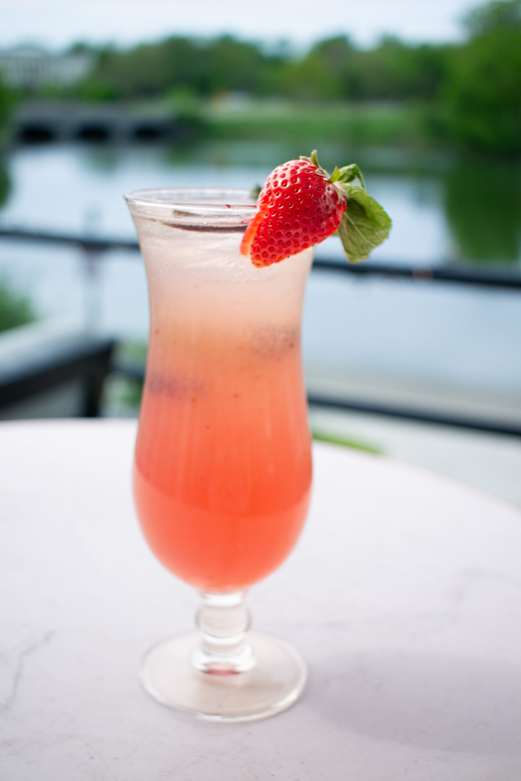 Liberty Lady cocktail at the Terrace at Delaware Park Buffalo NY Parkside patio summer cocktails Buffalo NY
