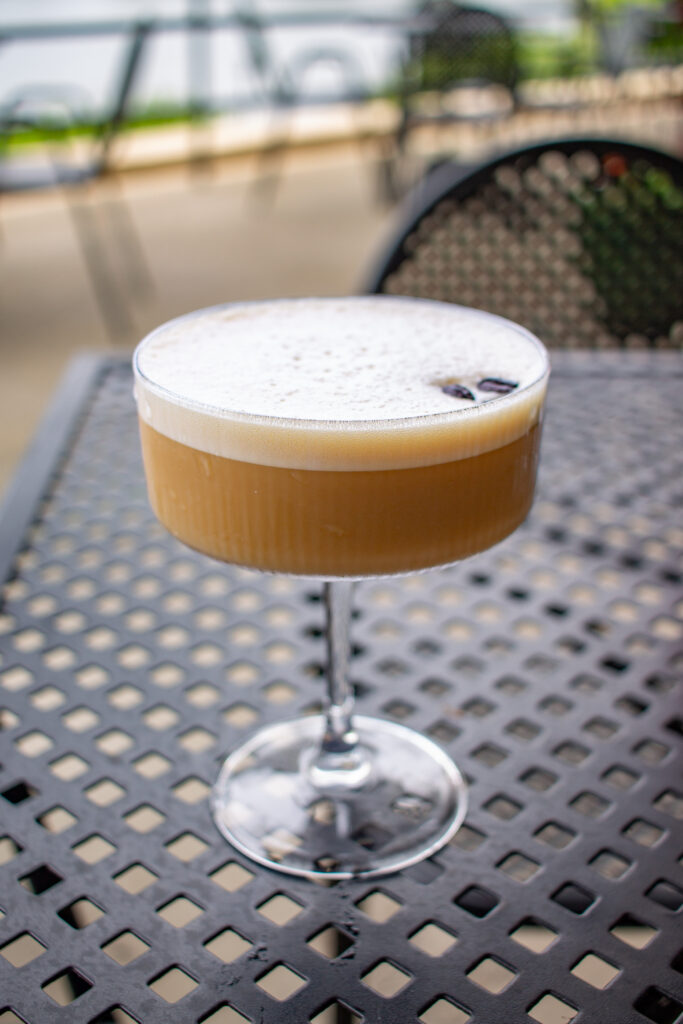 espresso martini at the Terrace at Delaware Park Buffalo NY cocktails